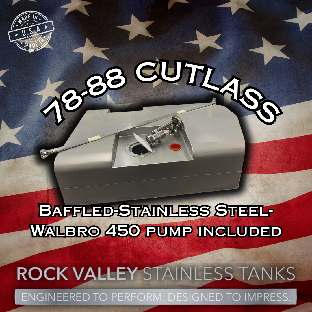 78-88 Cutlass 2 Door EFI Stainless Gas Tank