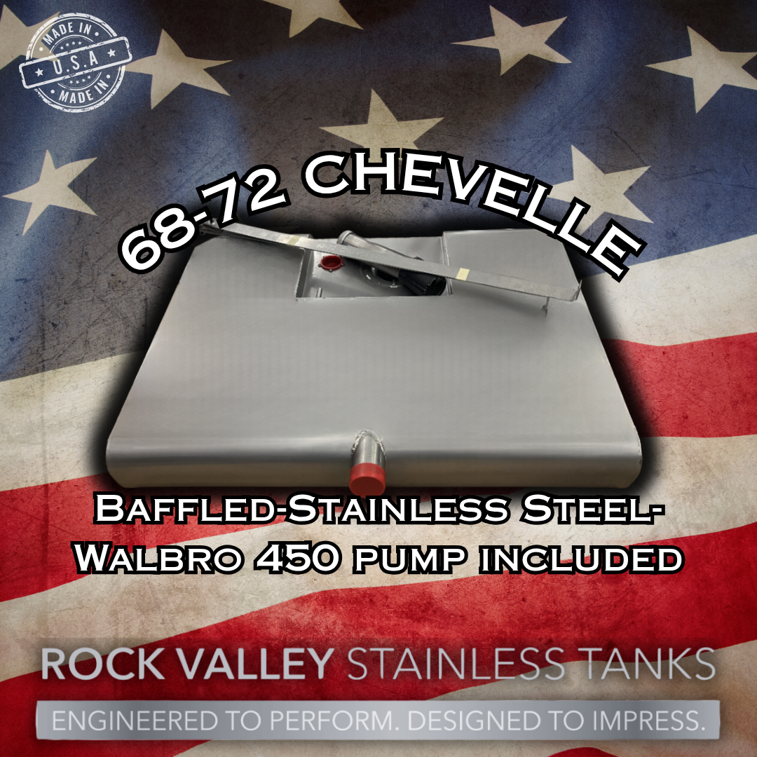68-72 Chevelle "A" Body EFI Stainless Gas Tank