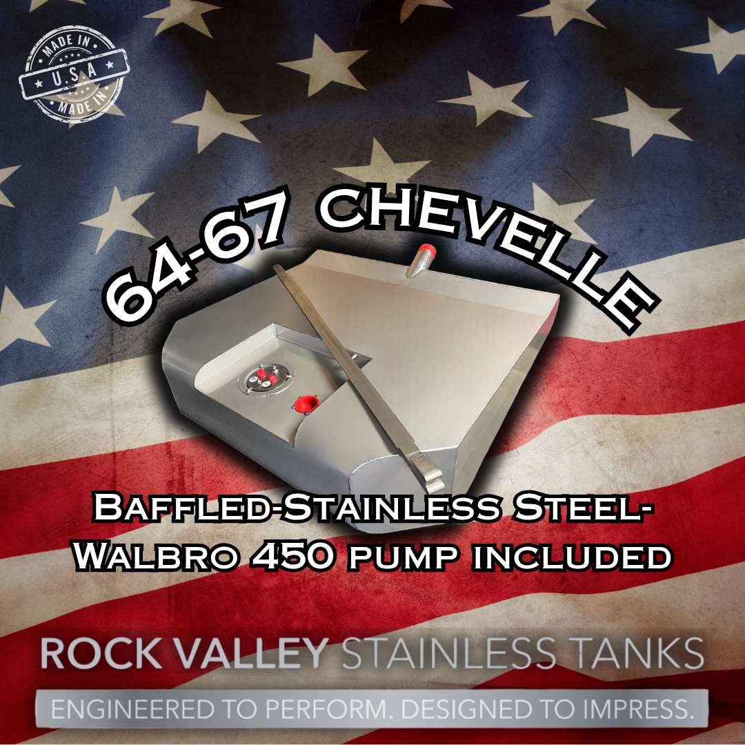 64-67 Chevelle "A Body" Minitub/EFI Stainless Gas Tank
