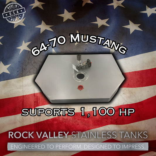 64-70 Mustang MiniTub/EFI Stainless Gas Tank