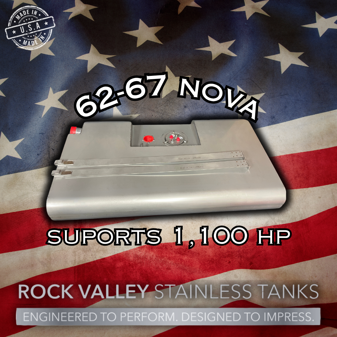 62-67 Chevy Nova II MiniTub/EFI Stainless Gas Tank