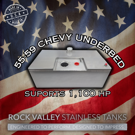 55-59 Chevy Underbed 20 Gallon EFI Stainless Tank