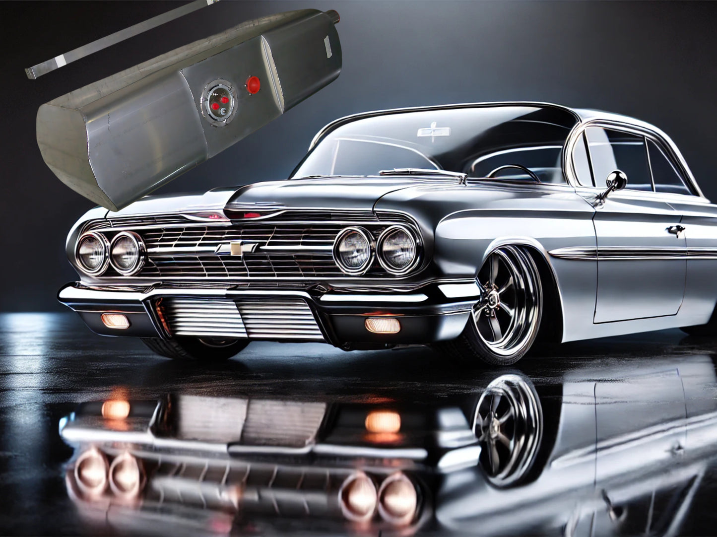 61-64 Impala EFI Stainless Gas Tank