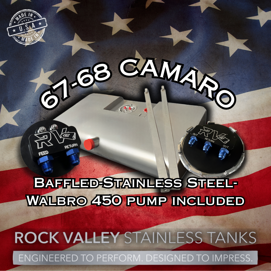 67-68 Camaro MiniTub/EFI Stainless Gas Tank
