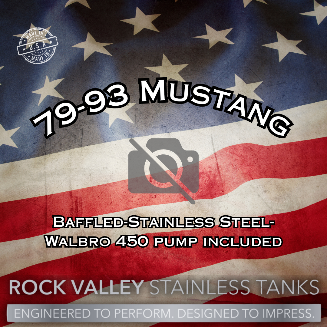 79-93 Mustang EFI/Stainless Gas Tank