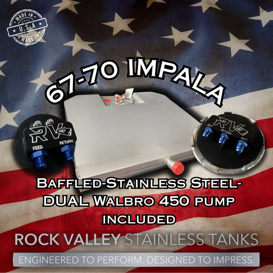 67-70 Impala/Caprice EFI Stainless Gas Tank