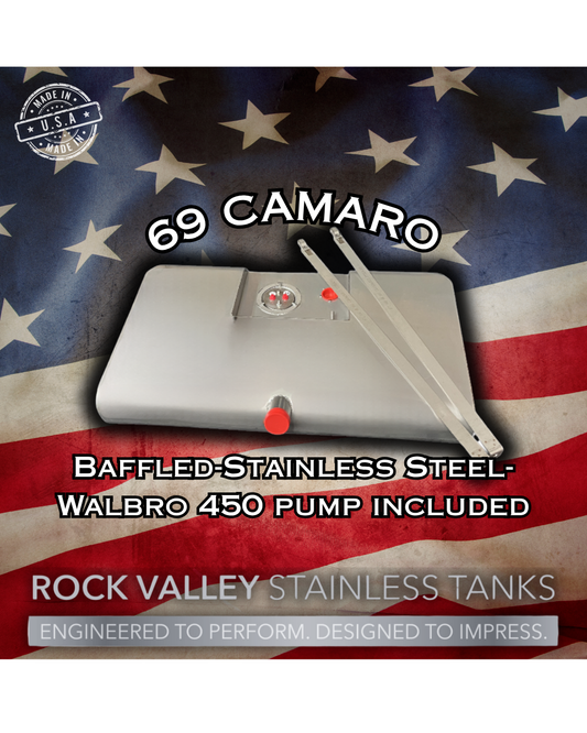 69 Camaro MiniTub/EFI Stainless Gas Tank