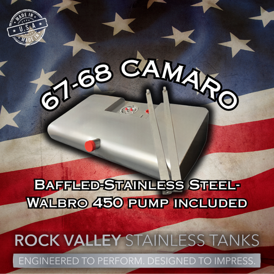 67-68 Camaro MiniTub/EFI Stainless Gas Tank