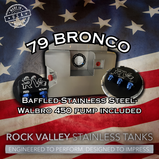 78/79 Bronco EFI/Stainless Gas Tank