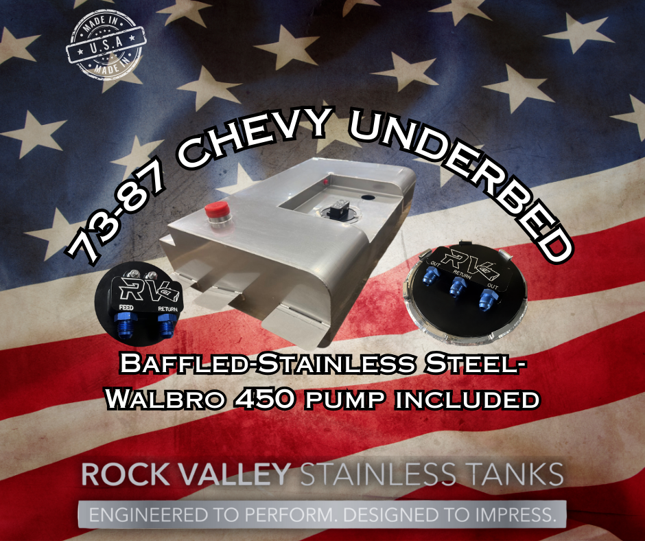 73-87 Chevy Underbed EFI Stainless Gas Tank