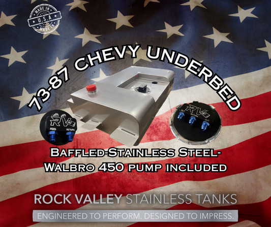 73-87 Chevy Underbed EFI Stainless Gas Tank