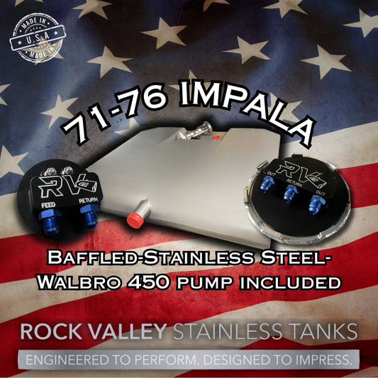 71-76 Caprice/Impala EFI Stainless Gas Tank
