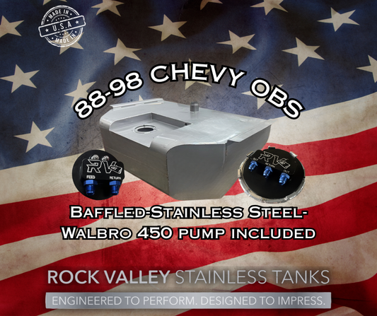 88-98 Chevy OBS EFI Stainless Gas Tank