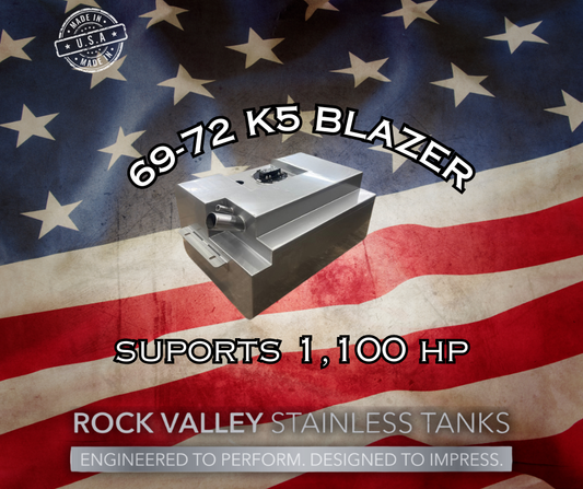 69-72 K5 Blazer EFI Stainless Gas Tank
