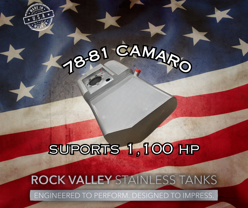 78-81 Camaro EFI Stainless Gas Tank – Rock Valley Stainless Tanks