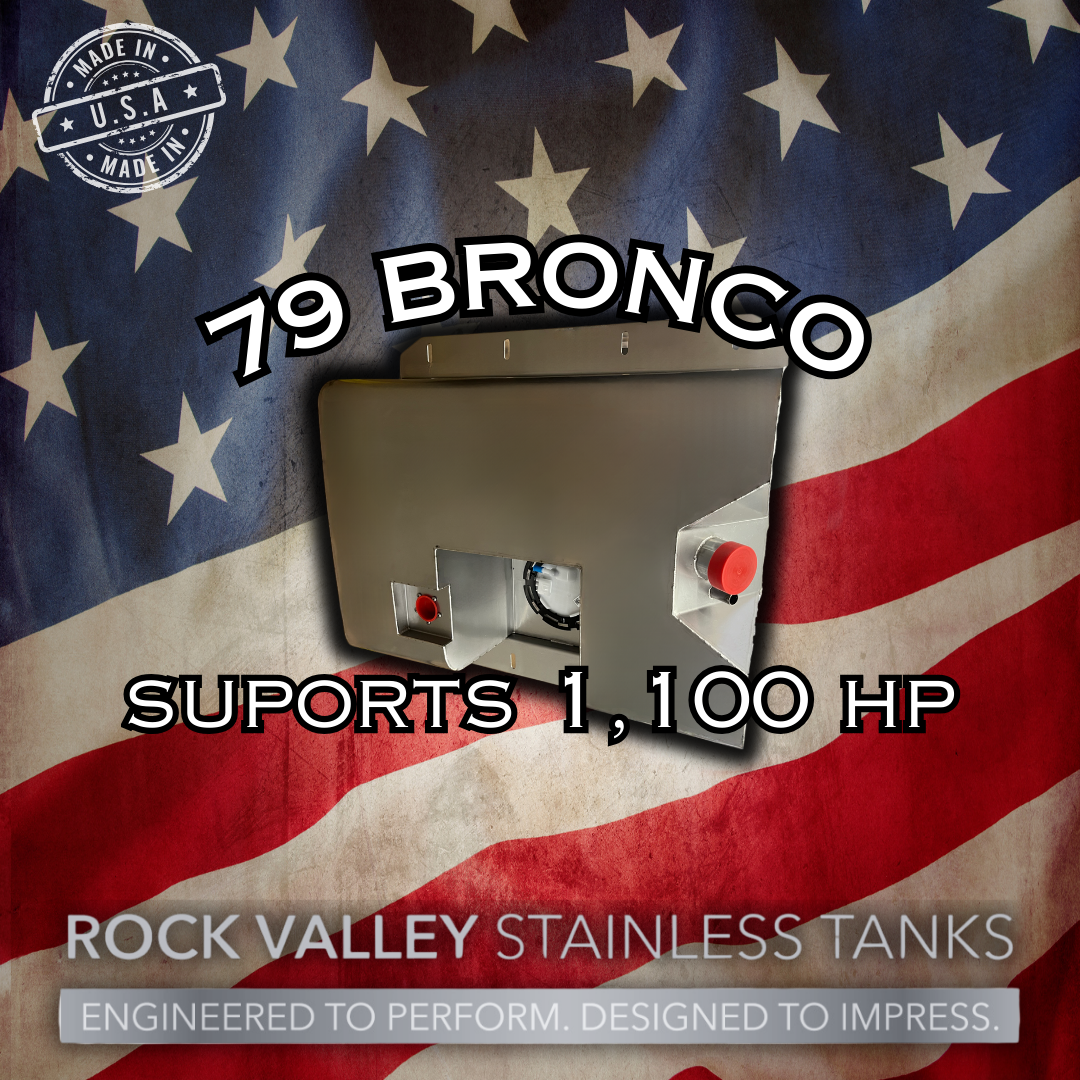 78/79 Bronco EFI/Stainless Gas Tank