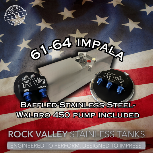 61-64 Impala EFI Stainless Gas Tank