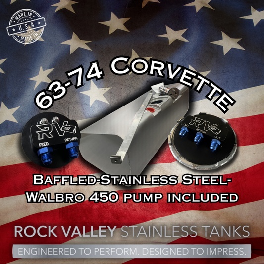 63-74 Corvette EFI Stainless Gas Tank