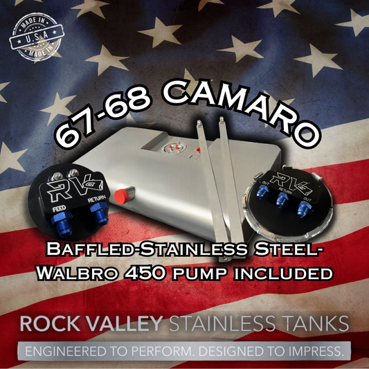 67-68 Camaro MiniTub/EFI Stainless Gas Tank