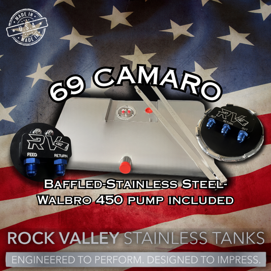 69 Camaro MiniTub/EFI Stainless Gas Tank