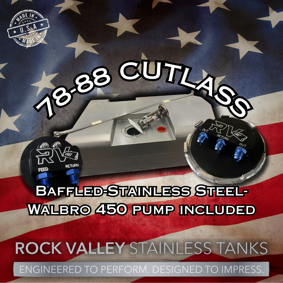 78-88 Cutlass 2 Door EFI Stainless Gas Tank