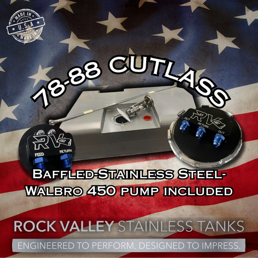 78-88 Cutlass 2 Door EFI Stainless Gas Tank