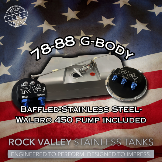 78-88 Monte/Malibu-EFI Stainless Gas Tank