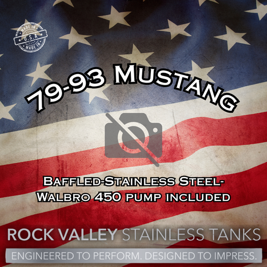 79-93 Mustang EFI/Stainless Gas Tank