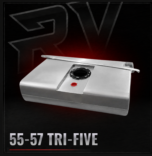 55-57 Chevy Tri-Five (22Gal) EFI Stainless Gas Tank